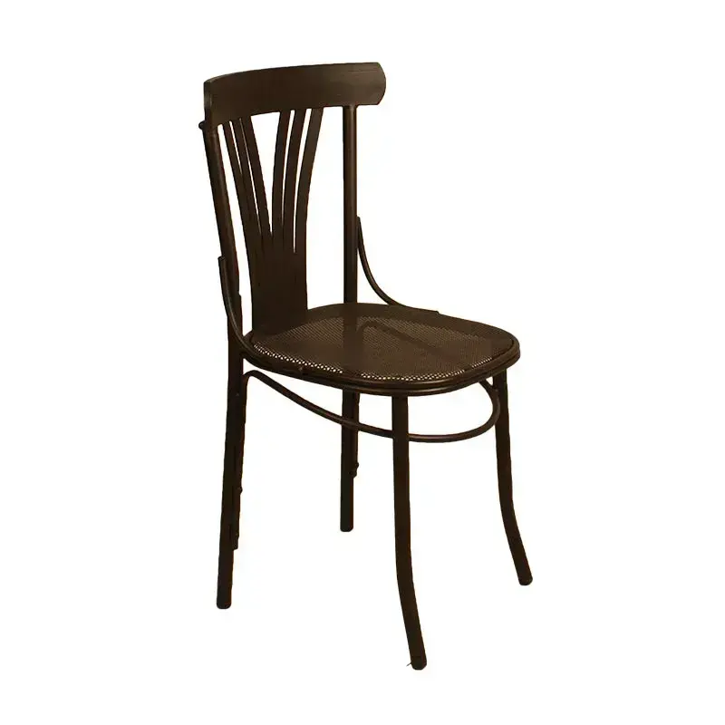 Georges-Silla-de-metal-microperforado-chocolatea-lado.webp