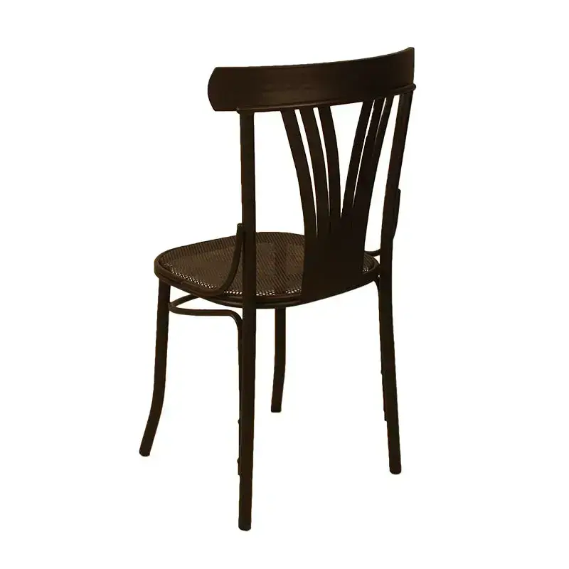 Georges-Silla-de-metal-microperforado-chocolatea- atras.webp