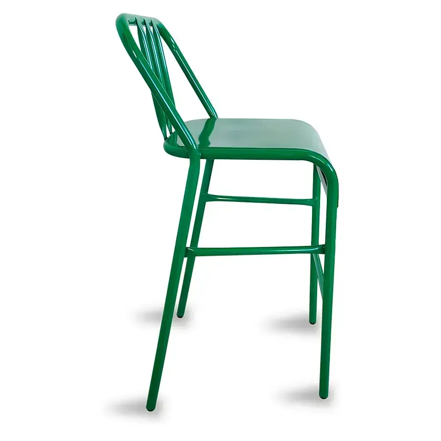 banco nisso verde respaldo tubular lado.webp