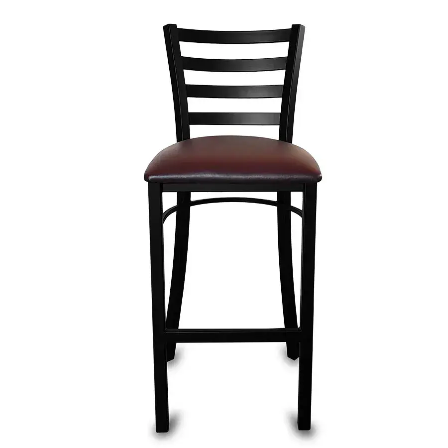 Banco metálico para barra de bar ó cocina Modelo Habana Florida Moblibar Contemporáneo frente.webp
