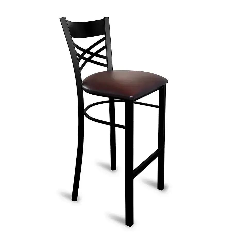 Banco metálico para barra de bar ó cocina Modelo Habana Malecon cafe betl Moblibar Contemporáneo.webp