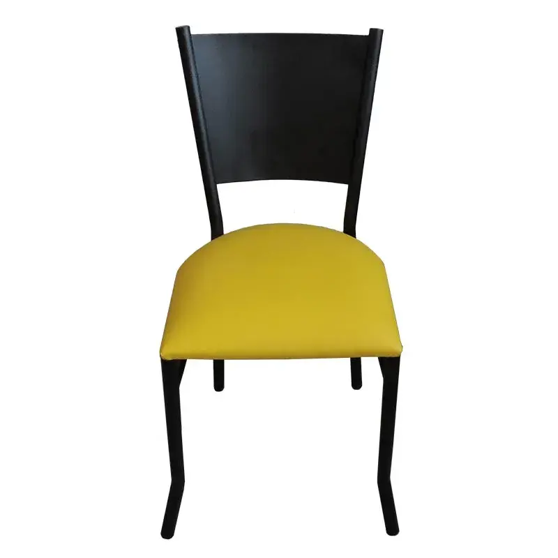 Silla de Metal Tint Black para Restaurantes Bares y Cafererias  