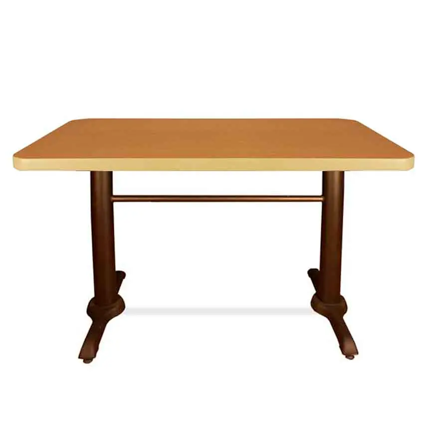 Mesa Rectangular de Formaica PVC Baja para Restaurantes Bares y Cafererias 