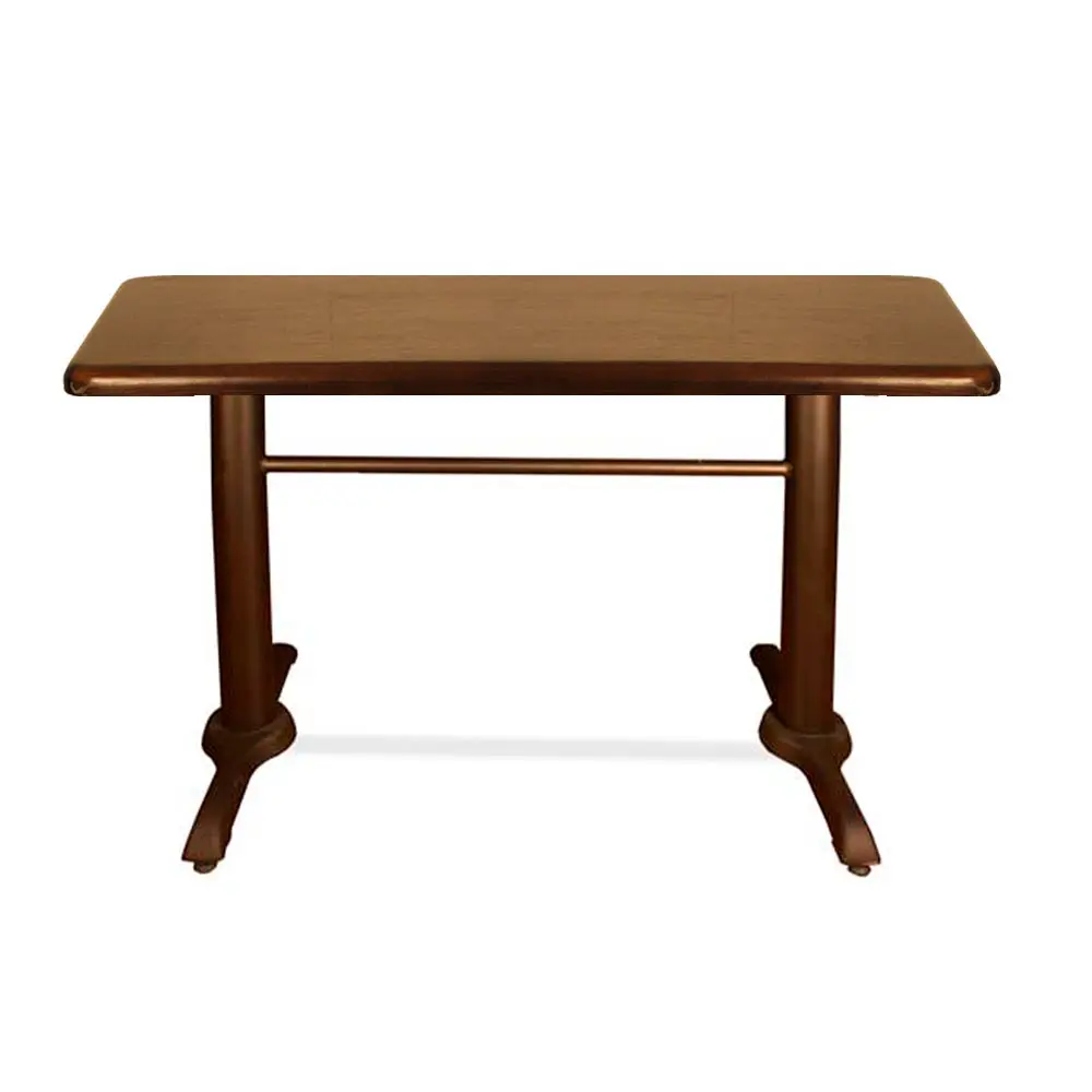 Mesa Rectangular de Madera Baja para Restaurantes Bares y Cafererias 