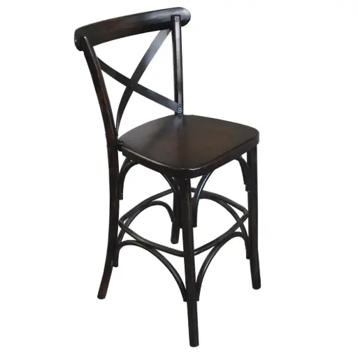 Banco de Madera Crossback para Restaurantes Bares y Cafererias