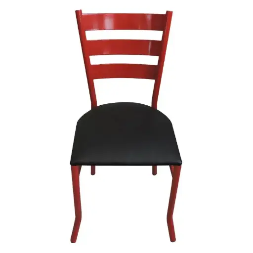 Silla de Metal Tint Red para Restaurantes Bares y Cafererias 