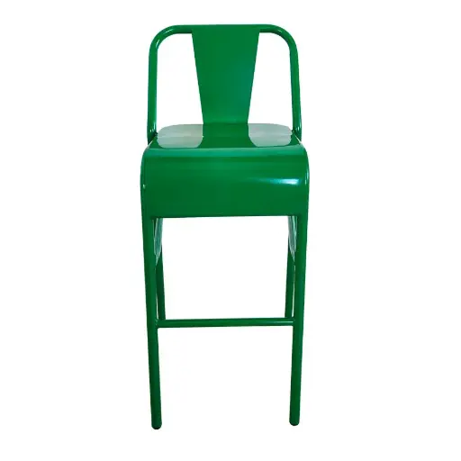Banco de Metal Nisso Liso Asiento de Laminado para Restaurantes Bares y Cafererias