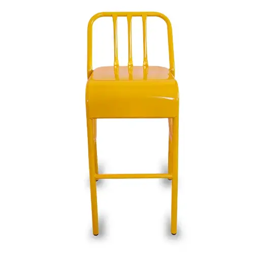 Banco de Metal Nisso Tubular Asiento de Laminado para Restaurantes Bares y Cafererias 