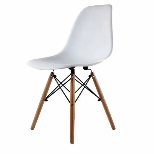 Silla de Plastico Eames para Restaurantes Bares y Cafererias 