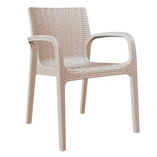 Silla de Plastico Moussing con Brazos para Restaurantes Bares y Cafererias    