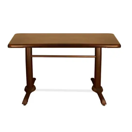 Mesa Rectangular de Madera Baja para Restaurantes Bares y Cafererias 