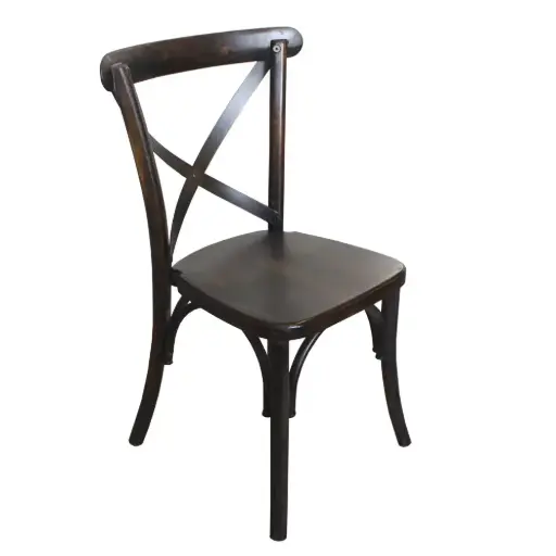 Silla de Madera Crossback para Restaurantes Bares y Cafererias