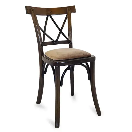 Silla de Madera Gitaza con asiento para Restaurantes Bares y Cafererias  